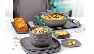 Στερεό γκρίζο Dinnerware μπαμπού χρώματος επαναχρησιμοποιήσιμο, μίας χρήσης Dinnerware μπαμπού