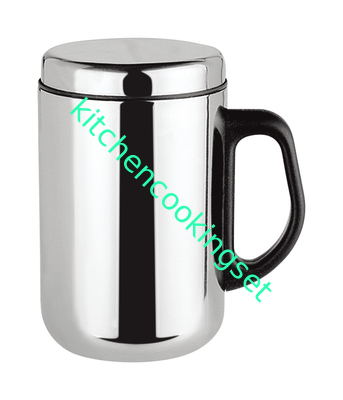 350ml &amp; διπλοτειχισμένος τύπος κουπών ανοξείδωτου 500ml για την κατανάλωση του καφέ